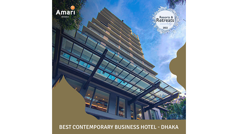 Amari Dhaka has won 2022 resort and retreat awards