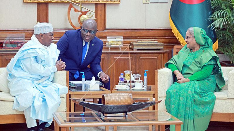 Prime Minister calls for international commitment for dignified repatriation of Rohingyas