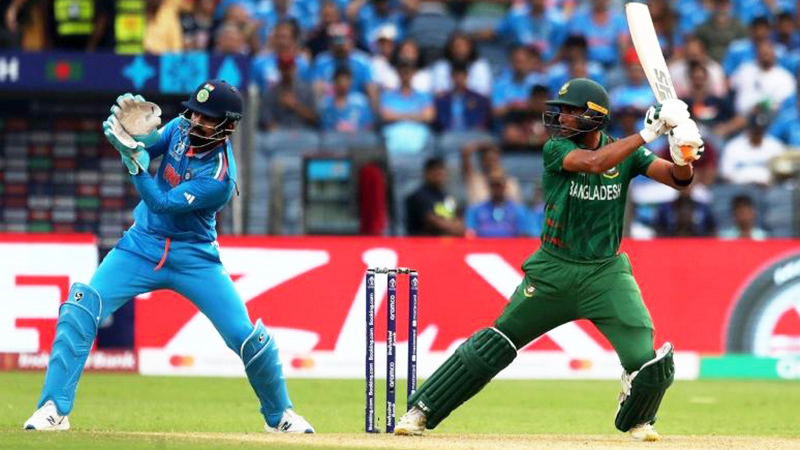 Bangladesh challenge India by 257 runs